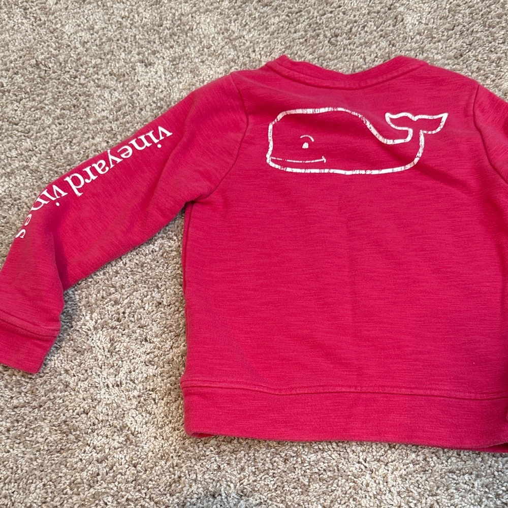 Vineyard Vines Kids Pink and White Sweatshirt Trio - Picture 5 of 9